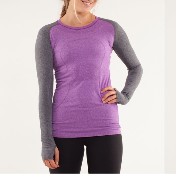 Lululemon Run: Swiftly Tech Long Sleeve Size 8
Tender Violet / Black - Picture 4 of 16